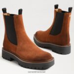 נשים הַנעָלָה Sam Edelman מגף לגונה צ'לסי גבול חום 4XL22X463 - Image 7