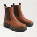 נשים הַנעָלָה Sam Edelman מגף לגונה צ'לסי חום כהה 4XL22X461