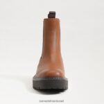 נשים הַנעָלָה Sam Edelman מגף לגונה צ'לסי חום כהה 4XL22X461 - Image 3