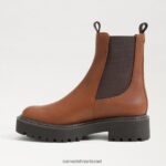 נשים הַנעָלָה Sam Edelman מגף לגונה צ'לסי חום כהה 4XL22X461 - Image 4