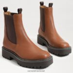 נשים הַנעָלָה Sam Edelman מגף לגונה צ'לסי חום כהה 4XL22X461 - Image 7