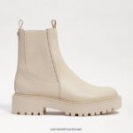 נשים הַנעָלָה Sam Edelman מגף לגונה צ'לסי עור שנהב מודרני 4XL22X458 - Image 2