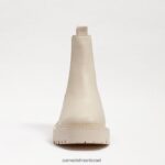 נשים הַנעָלָה Sam Edelman מגף לגונה צ'לסי עור שנהב מודרני 4XL22X458 - Image 3