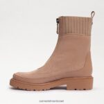 נשים הַנעָלָה Sam Edelman מגף צ'לסי בסוליית leone lug זמש שומשום 4XL22X871 - Image 4