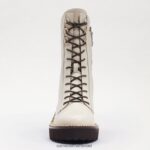 נשים הַנעָלָה Sam Edelman מגף קרבי של לנלי עור שנהב מודרני 4XL22X869 - Image 3