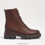 נשים הַנעָלָה Sam Edelman מגף קרבי של פלטפורמת גארט חום כהה 4XL22X627 - Image 2