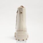 נשים הַנעָלָה Sam Edelman מגף קרבי של פלטפורמת גארט עור שנהב מודרני 4XL22X625 - Image 5