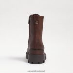 נשים הַנעָלָה Sam Edelman מגף קרבי של פלטפורמת גארט חום כהה 4XL22X627 - Image 5