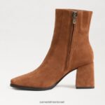 נשים הַנעָלָה Sam Edelman מגף קרסול של Mayla גבול חום 4XL22X827 - Image 4