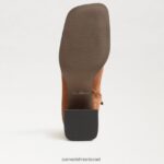 נשים הַנעָלָה Sam Edelman מגף קרסול של Mayla גבול חום 4XL22X827 - Image 6