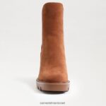נשים הַנעָלָה Sam Edelman מגף רולינס צ'לסי גבול חום 4XL22X751 - Image 3