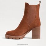 נשים הַנעָלָה Sam Edelman מגף רולינס צ'לסי גבול חום 4XL22X751 - Image 4