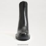 נשים הַנעָלָה Sam Edelman מגף רולינס צ'לסי עור שחור 4XL22X749 - Image 3