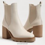 נשים הַנעָלָה Sam Edelman מגף רולינס צ'לסי שנהב מודרני 4XL22X750 - Image 7