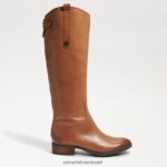 נשים הַנעָלָה Sam Edelman מגף רכיבה מעור עגל רחב penny2 עור וויסקי 4XL22X436 - Image 2