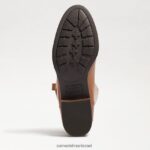 נשים הַנעָלָה Sam Edelman מגף רכיבה מעור עגל רחב penny2 עור וויסקי 4XL22X436 - Image 6