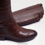 נשים הַנעָלָה Sam Edelman מגף רכיבה מעור פני חום כהה 4XL22X414 - Image 7