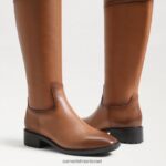 נשים הַנעָלָה Sam Edelman מגף רכיבה של דרינה וויסקי חדש 4XL22X793 - Image 7