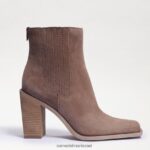 נשים הַנעָלָה Sam Edelman מגפון אמליה זמש חום עמוק 4XL22X858 - Image 2