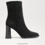 נשים הַנעָלָה Sam Edelman מגפון קרסול איבט זמש שחור 4XL22X807 - Image 2