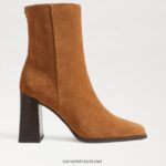 נשים הַנעָלָה Sam Edelman מגפון קרסול איבט ערמון קלוי 4XL22X806 - Image 2