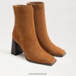 נשים הַנעָלָה Sam Edelman מגפון קרסול איבט ערמון קלוי 4XL22X806
