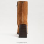 נשים הַנעָלָה Sam Edelman מגפון קרסול איבט ערמון קלוי 4XL22X806 - Image 5
