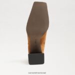 נשים הַנעָלָה Sam Edelman מגפון קרסול איבט ערמון קלוי 4XL22X806 - Image 6