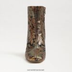 נשים הַנעָלָה Sam Edelman מגפון קרסול חום ברונזה מולטי 4XL22X785 - Image 3