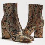 נשים הַנעָלָה Sam Edelman מגפון קרסול חום ברונזה מולטי 4XL22X785 - Image 7