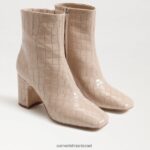 נשים הַנעָלָה Sam Edelman מגפון קרסול חום צ'אי לאטה 4XL22X788