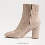 נשים הַנעָלָה Sam Edelman מגפון קרסול חום צ'אי לאטה 4XL22X788 - Image 4