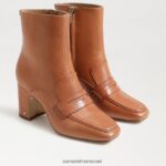 נשים הַנעָלָה Sam Edelman מגפון קרסול פננה אוּכָּף 4XL22X854