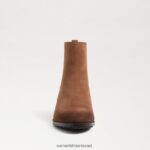 נשים הַנעָלָה Sam Edelman מגפון קרסול קאיטי חום אגוז 4XL22X833 - Image 3
