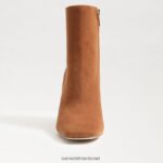 נשים הַנעָלָה Sam Edelman מגפון קרסול קודי גבול חום 4XL22X449 - Image 3