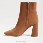 נשים הַנעָלָה Sam Edelman מגפון קרסול קודי גבול חום 4XL22X449 - Image 4