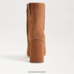 נשים הַנעָלָה Sam Edelman מגפון קרסול קודי גבול חום 4XL22X449 - Image 5