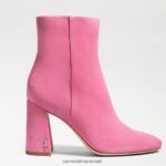 נשים הַנעָלָה Sam Edelman מגפון קרסול קודי זמש קונפטי ורוד 4XL22X450 - Image 2