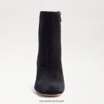 נשים הַנעָלָה Sam Edelman מגפון קרסול קודי זמש שחור 4XL22X451 - Image 3
