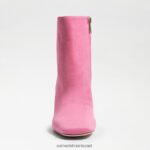 נשים הַנעָלָה Sam Edelman מגפון קרסול קודי זמש קונפטי ורוד 4XL22X450 - Image 3