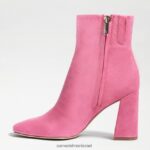 נשים הַנעָלָה Sam Edelman מגפון קרסול קודי זמש קונפטי ורוד 4XL22X450 - Image 4