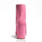 נשים הַנעָלָה Sam Edelman מגפון קרסול קודי זמש קונפטי ורוד 4XL22X450 - Image 5