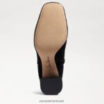 נשים הַנעָלָה Sam Edelman מגפון קרסול קודי זמש שחור 4XL22X451 - Image 6