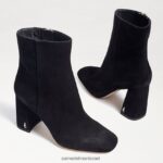 נשים הַנעָלָה Sam Edelman מגפון קרסול קודי זמש שחור 4XL22X451 - Image 7