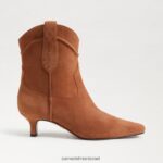 נשים הַנעָלָה Sam Edelman מגפון קרסול של טארין גבול חום 4XL22X810 - Image 2