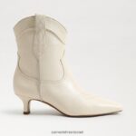 נשים הַנעָלָה Sam Edelman מגפון קרסול של טארין שנהב מודרני 4XL22X809 - Image 2