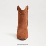 נשים הַנעָלָה Sam Edelman מגפון קרסול של טארין גבול חום 4XL22X810 - Image 3