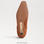 נשים הַנעָלָה Sam Edelman מגפון קרסול של טארין גבול חום 4XL22X810 - Image 6