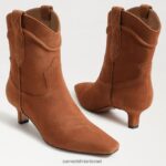 נשים הַנעָלָה Sam Edelman מגפון קרסול של טארין גבול חום 4XL22X810 - Image 7