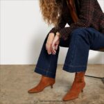 נשים הַנעָלָה Sam Edelman מגפון קרסול של טארין גבול חום 4XL22X810 - Image 8